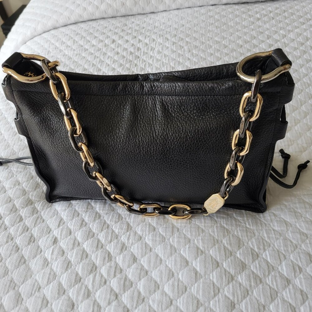 Stuart Weitzman Black Zoey Convertible Handbag/Crossbody